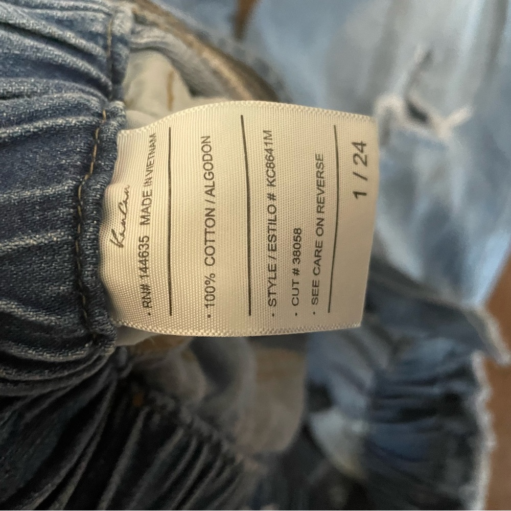 Kancan distressed paper bag jeans - Picture 5 of 7